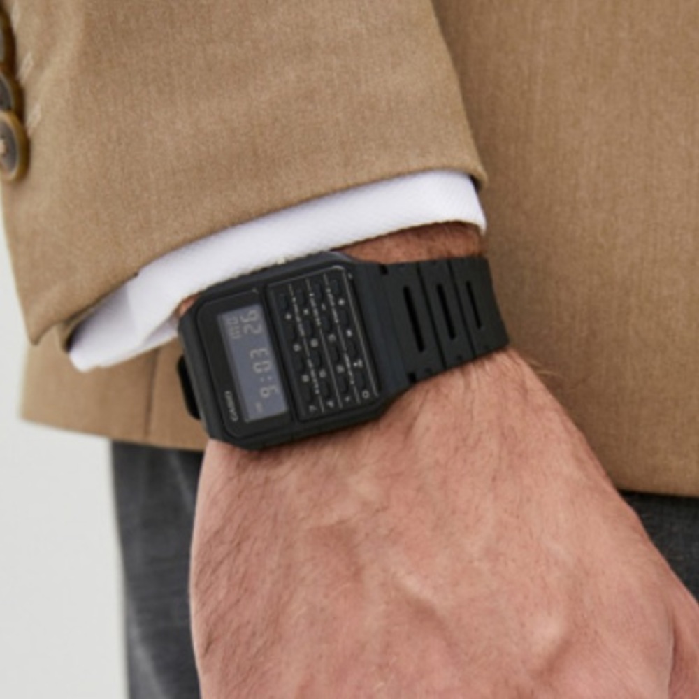 Casio Black Digital Calculator Watch